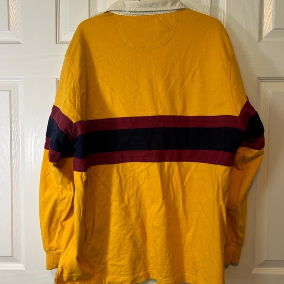 Daniel Cremieux Rugby Long Sleeve Collared Shirt Mens 2XL 100%Cotton Embroidered - Picture 11 of 16